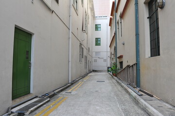 narrow street in the old town