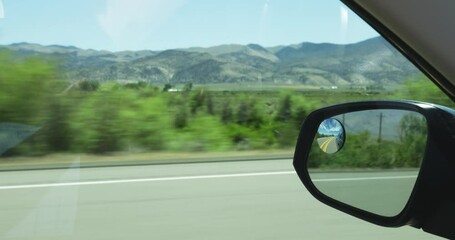 Wall Mural - Driving through the countryside