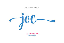 JOC Lettering Logo Is Simple, Easy To Understand And Authoritative