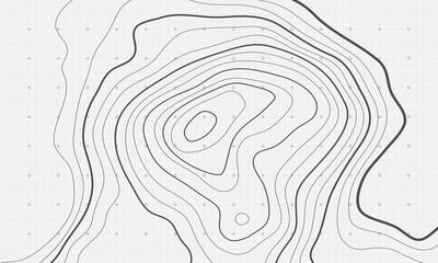 Wall Mural - the stylized height of the topographic contour in lines and contours. marine watershed. the concept 