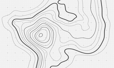 Wall Mural - the stylized height of the topographic contour in lines and contours. marine watershed. the concept 