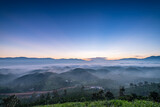 Fototapeta Góry - Dawn in the valley Vietnam