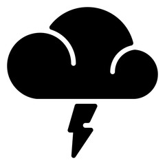 Sticker - Thunderstorm Weather Vector 