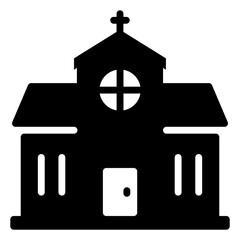 Sticker - Religious Church Vector 