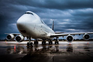 airplane in the airport