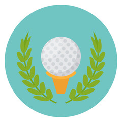 Poster - Golf Club Ball 