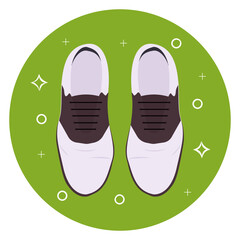 Poster - Golf Shoes Pair 