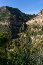 View Of The Sant Miquel Del Fai Waterfalls
