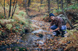 © eastwest photo - handsome man exploring the nature in the autumn