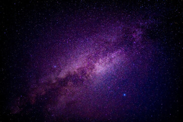 Wall Mural - milky way galaxy on night sky background