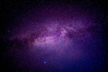 Wall Mural - milky way galaxy on night sky background