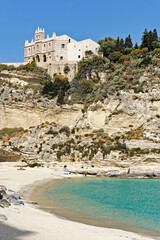 Wall Mural - Church of Santa Maria dell'Isola, Tropea, district Vibo Valentia, Calabria, Italy, Europe