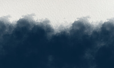 Wall Mural - midnight watercolor background on white canvas