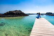 © Bartek - Curly hair girl on the lobos pier