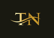 TN Logo Design. TN Modern Creative Unique Elegant Minimal. TN Initial Based Letter Icon Logo.