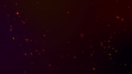 Wall Mural - golden glitter explosion with sparkling light. christmas particles and sparkles with bokeh and glow.