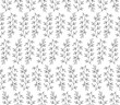 © Ema Martin - Vector repeating texture with branches. Seamless pattern with hand drawing plants. Vector illustration.