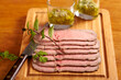 © Foodlovers - Cold sliced roast beef with salsa verde