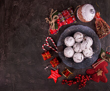 Almond And Chocolate Snowball Cookies