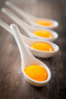 © Foodlovers - An egg yolk on a spoon