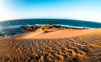 sand dunes on the beach