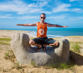 Wall Mural - person on the beach