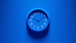 © paul - Blue Office Wall Clock 3d illustration render