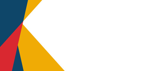White red yellow blue corporate abstract background