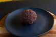  chocolate truffle, chocolate brigadeiro, isolated