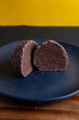  chocolate truffle, chocolate brigadeiro, isolated