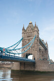 Fototapeta Londyn - Tower Bridge and the River Thames; London; UK