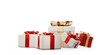 © wetzkaz - festive Christmas gifts. presents 3d-illustration background