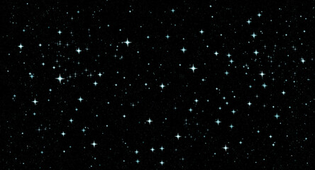 Wall Mural - stars in the night sky