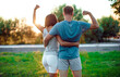 © Erika - Fitness training for couple in love outside