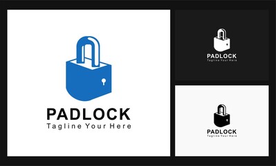 Wall Mural - padlock concept design security logo