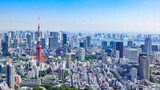 東京タワーと湾岸エリア