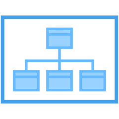 Canvas Print - Web Sitemap Chart