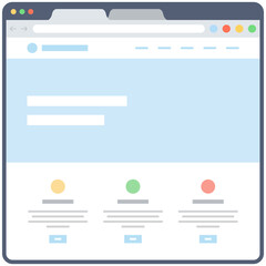 Web Layout Vector 