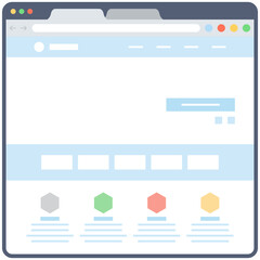 Web Wireframe Vector 