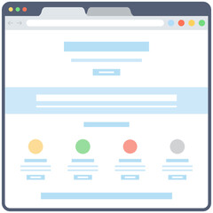 Web Layout Vector 