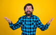 © be free - happy and joyful male with beard express happiness, nice day