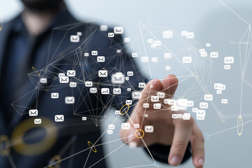 mailing communication support contact concept service