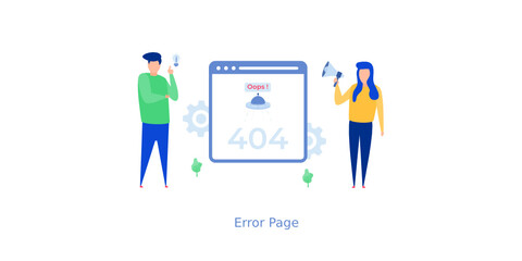 Poster - Error Page Illustration 