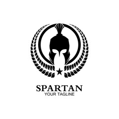 Poster - spartan logo icon designs vector