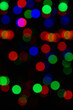 © Studiomiracle - Beautiful Christmas background with a toy on the tree. New Year's toy on the tree. BLURRY LIGHTS BACKGROUND, TWINKLY SHINING BACKDROP