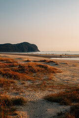 Wall Mural - Sunset of Dadaepo Beach park in Busan, Korea