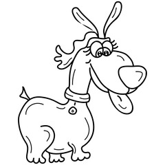 Sticker - Dog Animal Cartoon