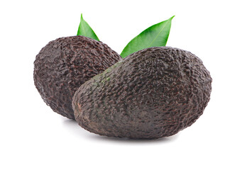 Wall Mural - Avocado fruit an isolated on the white background