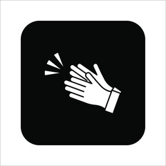 Wall Mural - Clapping hand icon vector eps 10