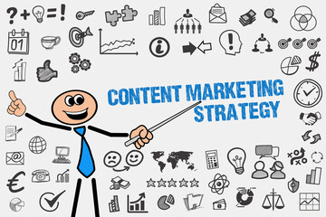 Wall Mural - Content Marketing Strategy